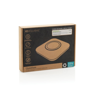 Logotrade ziemassvētku dāvanas foto: Quantum īpaši ātrs 25 W magnētiskais bezvadu uzlādes paliktnis