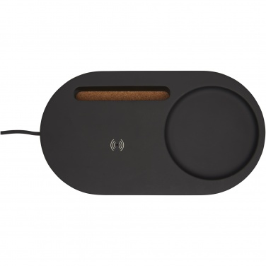 Лого трейд pекламные подарки фото: Беспроводное зарядное устройство-подставка Klip (5 Вт)