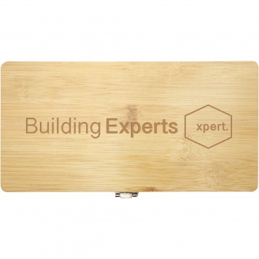 Логотрейд pекламные продукты картинка: Набор инструментов Rivet из 19 предметов из бамбука/переработанной пластмассы