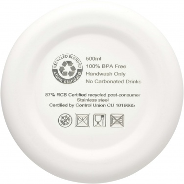 Логотрейд бизнес-подарки картинка: Spring медная бутылка с вакуумной изоляцией, сертифицированная согласно RCS, 500 мл