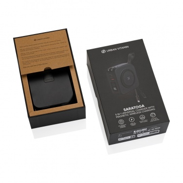 Логотрейд pекламные cувениры картинка: Универсальное зарядное устройство Urban Vitamin Saratoga 5 в 1