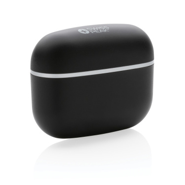 Лого трейд pекламные cувениры фото: Наушники-вкладыши Swiss Peak TWS 2.0 из переработанного пластика RCS