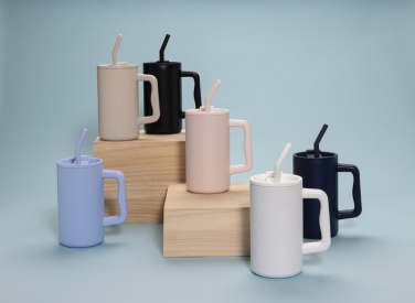 Лого трейд pекламные подарки фото: Кружка Cube RCS из переработанной стали 800 мл