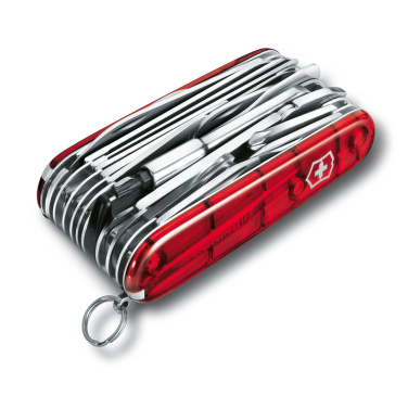 Логотрейд pекламные подарки картинка: Нож карманный SwissChampпрозрачный Victorinox