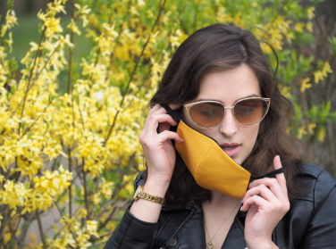 Лого трейд бизнес-подарки фото: Хлопковая маска для лица VENUS 1377165