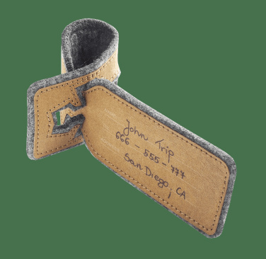 Логотрейд pекламные подарки картинка: Бирка для багажа 969140