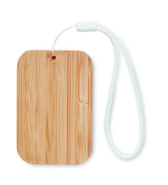 Логотрейд pекламные подарки картинка: 15W wireless charger in bamboo