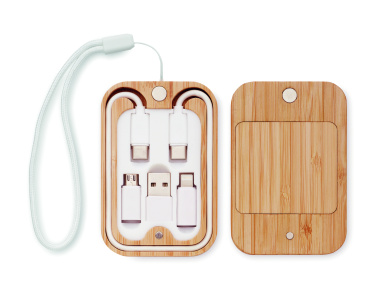 Логотрейд pекламные cувениры картинка: 15W wireless charger in bamboo