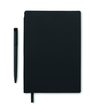 Логотрейд pекламные подарки картинка: A5 PU notebook with pen