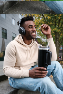 Логотрейд бизнес-подарки картинка: Стакан Stadley RCS из переработанной стали 1200 мл