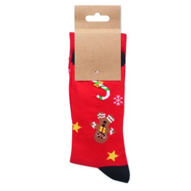 Логотрейд бизнес-подарки картинка: Pair of Christmas socks L