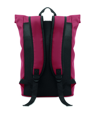 Лого трейд pекламные подарки фото: Laptop 15" roll top PU backpack