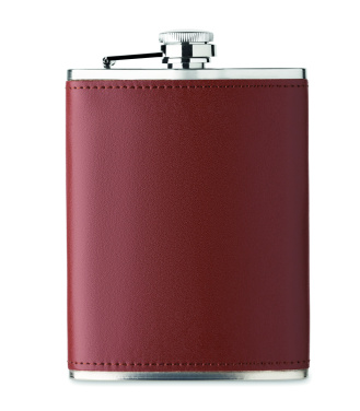 Логотрейд pекламные подарки картинка: Slim hip flask 200 ml