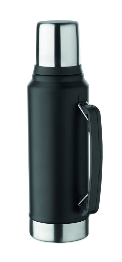 Лого трейд бизнес-подарки фото: Double wall bottle 1L