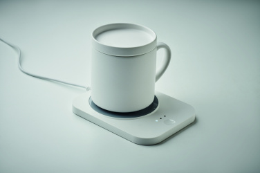 Лого трейд pекламные подарки фото: Wireless charger mug warmer set