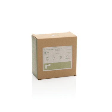 Логотрейд pекламные cувениры картинка: Массажный пистолет Revix RCS из переработанного пластика