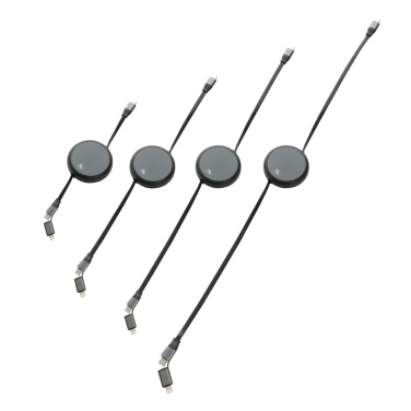 Лого трейд pекламные продукты фото: Втягивающийся кабель Terra RCS 2-в-1 из переработанного алюминия мощностью 240 Вт