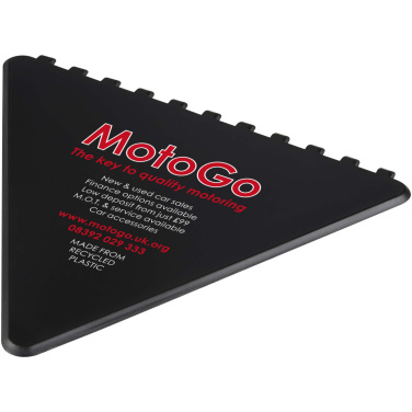 Логотрейд pекламные cувениры картинка: Frosty triangular recycled plastic ice scraper