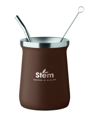 Логотрейд pекламные cувениры картинка: Yerba mate tea cup