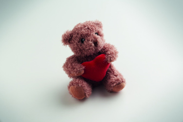 Лого трейд pекламные подарки фото: Teddy bear plush with heart