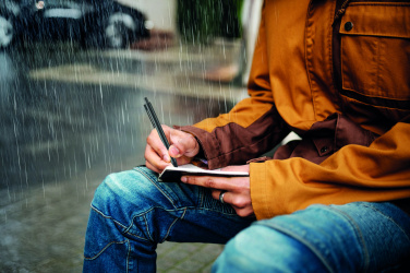 Лого трейд бизнес-подарки фото: Water repellent notepad