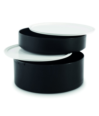 Логотрейд pекламные подарки картинка: PP two-tier lunch box 950 ml