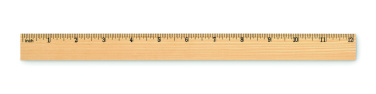 Логотрейд pекламные cувениры картинка: Wooden ruler 30cm