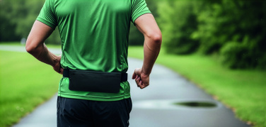 Логотрейд бизнес-подарки картинка: Sports waist bag 600D RPET