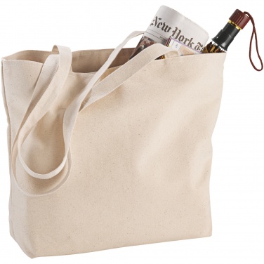 Logotrade kampanjprodukter bild: Ningbo 320 g/m² shoppingkasse med blixtlås 15L