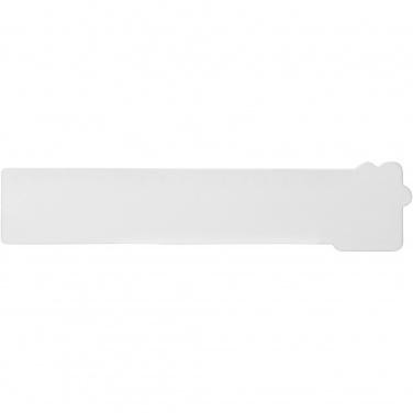 Logotrade profilprodukter bild: Tait 15 cm husformad linjal av återvunnen plast