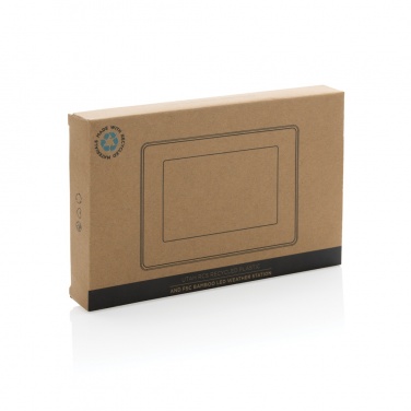 Logotrade reklamprodukter bild: Utah LED klocka RCS rplast & bambu