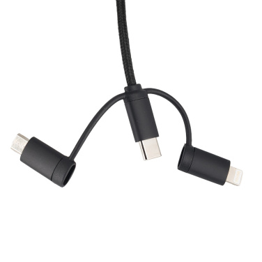Logotrade profilreklam bild: Kabel 4-i-1 med upplyst logotyp - LH-ZM02