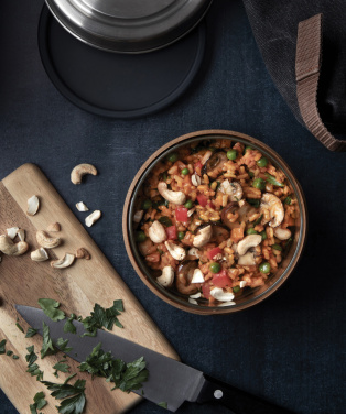 Logotrade kampanjprodukter bild: Black+Blum Lunchskål i glas 750 ml