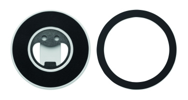 Logotrade reklamprodukter bild: Telefonstöd och flasköppnare