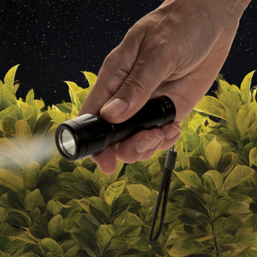 Logotrade profilprodukter bild: Flara RSC återvunnen plast ficklampa med USB-laddning